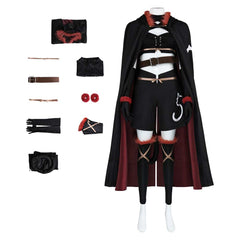 Cosplay Costume Fran Reincarnated as a Sword Anime Cosplay Tenue Noire Femme