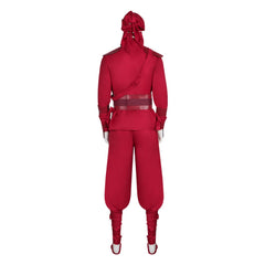 Cosplay Costume La Main Film Tenue de Ninja Rouge Femme