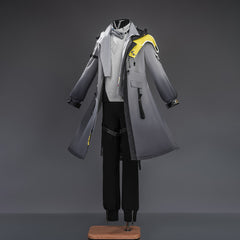Homme Arknights: Endfield(2026) Endministrator Tenue Grise Cosplay Costume