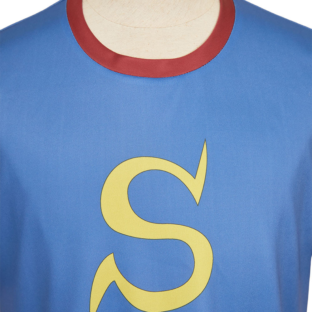 3-nen Z-gumi Ginpachi Sensei(2025) Okita Sougo T-shirt Bleu Cosplay Costume