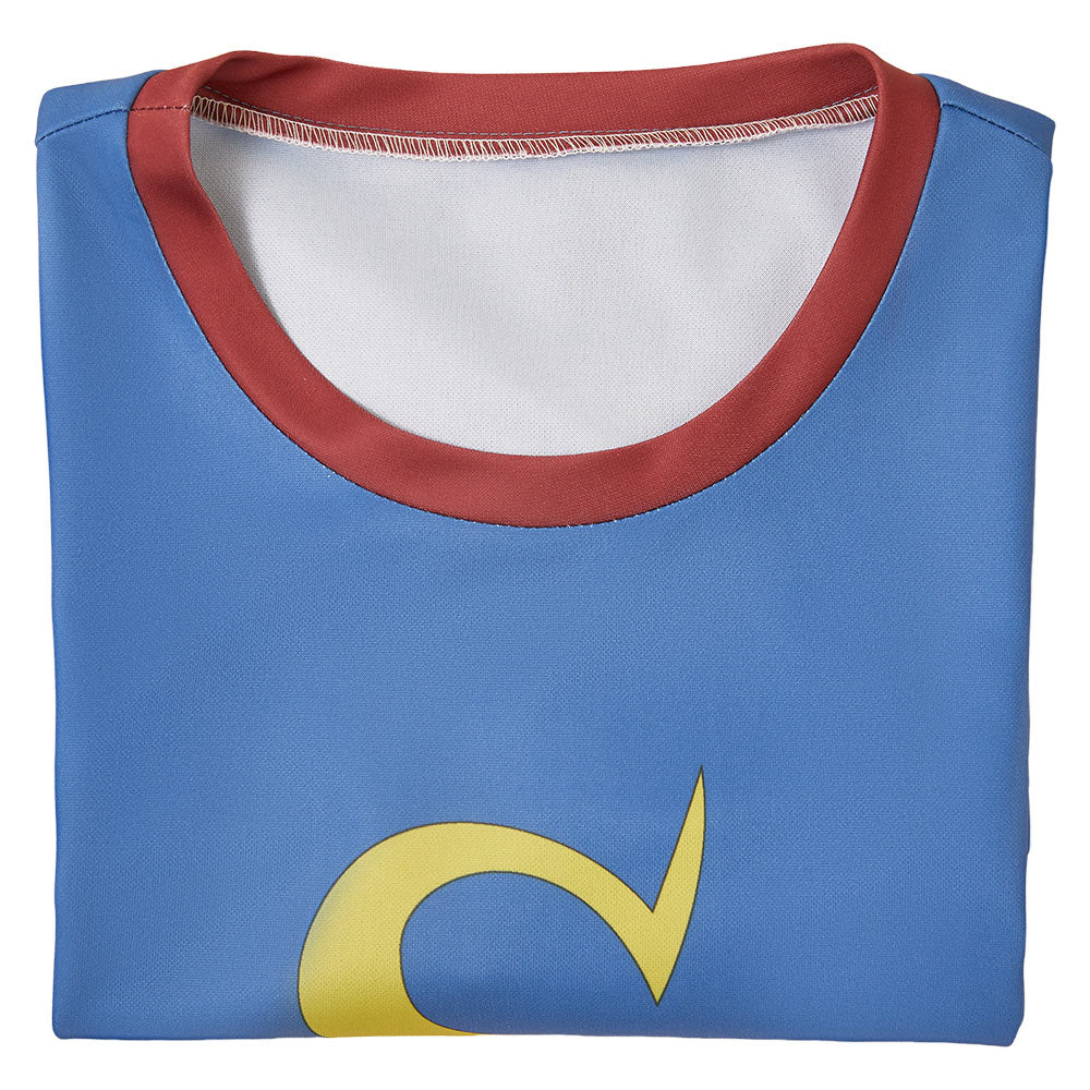 3-nen Z-gumi Ginpachi Sensei(2025) Okita Sougo T-shirt Bleu Cosplay Costume