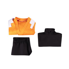 Cosplay Costume Yoruichi Shihouin Anime Cosplay Tenue Orange et Noire Adulte