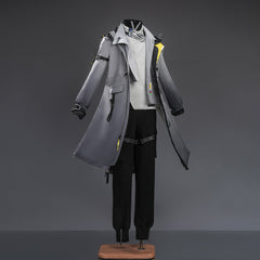 Homme Arknights: Endfield(2026) Endministrator Tenue Grise Cosplay Costume