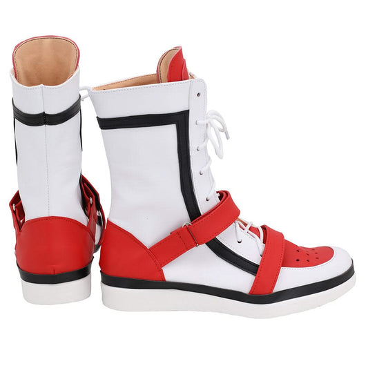 Twisted Wonderland Ace Trappola  Bottes Halloween Carnaval Cosplay Chaussures