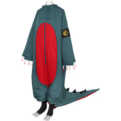 Gachiakuta Guita Tenue Grise et Rouge Cosplay Costume