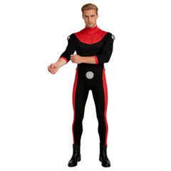 Cosplay Costume Scott Invincible 4(2026) TV Cosplay Combinaison Rouge Homme