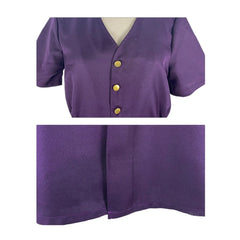 Cosplay Costume Beth Evil Dead Rise Film Cosplay Robe Violette Femme