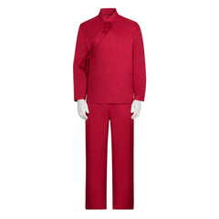 Cosplay Costume La Main Film Tenue de Ninja Rouge Femme