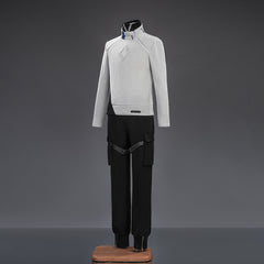 Homme Arknights: Endfield(2026) Endministrator Tenue Grise Cosplay Costume