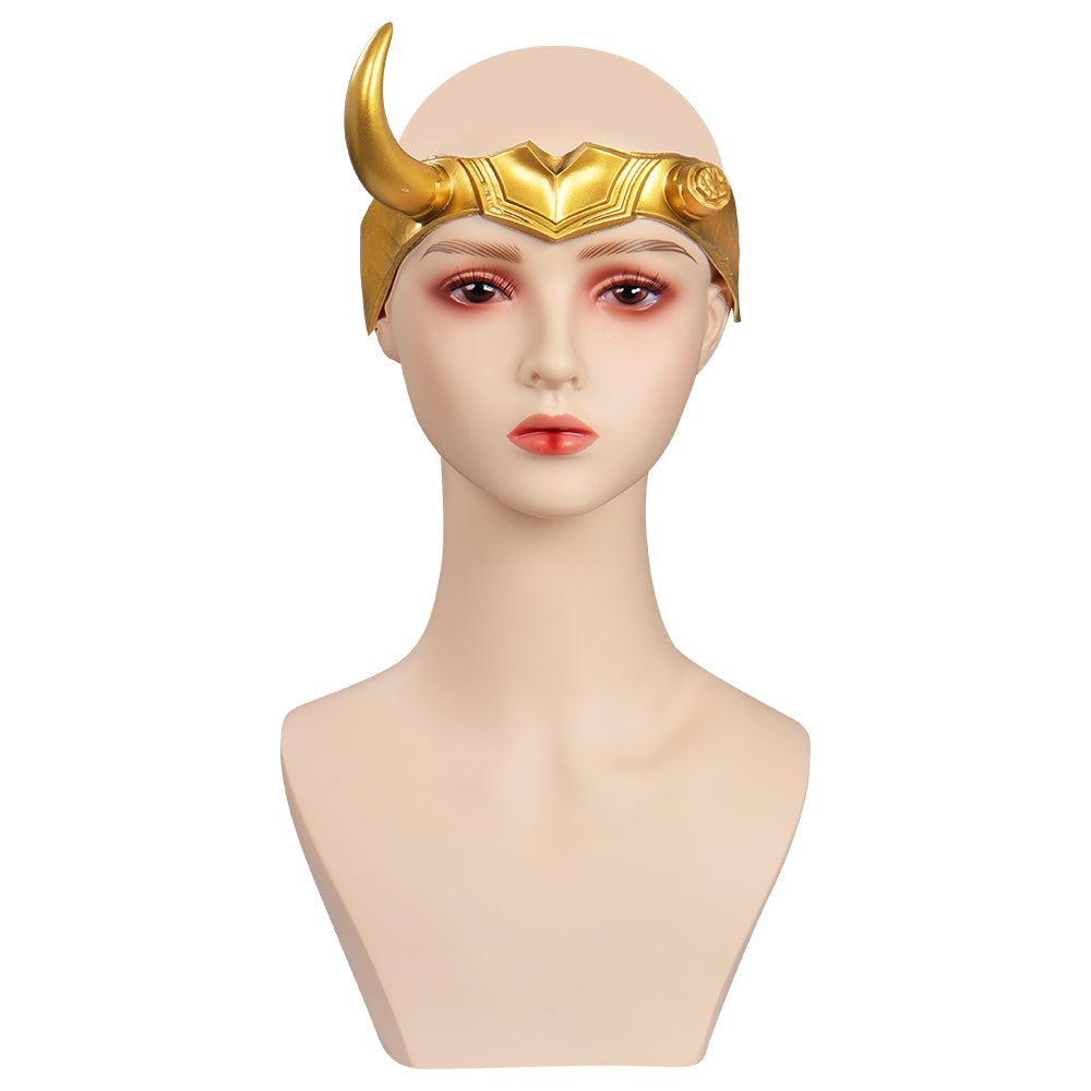 Loki Sylvie Laufeydottir Casque Masque Cosplay Accessoire