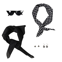 Grease: Rydell High Femme Cosplay Accessoires en 5 Pièces