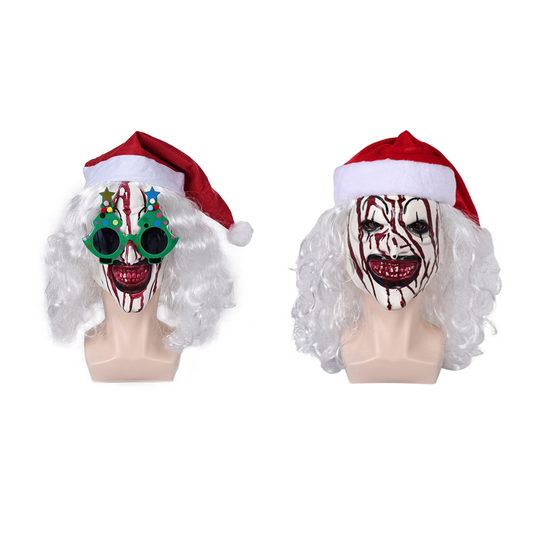 Terrifier 3(2024) Art The Clown Masque Taché de Sang Cosplay Accessoire Ver.2