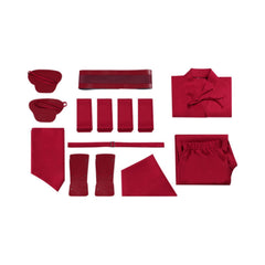 Cosplay Costume La Main Film Tenue de Ninja Rouge Femme