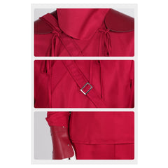 Cosplay Costume La Main Film Tenue de Ninja Rouge Femme