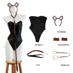 Cosplay Costume Cassie Howard Euphoria 3(2026) TV Cosplay Chien Tenue Noire Femme
