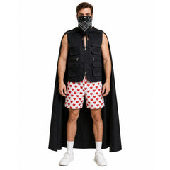 Cosplay Costume Carl Dungeon Crawler Carl Manga Cosplay Tenue Noire Homme