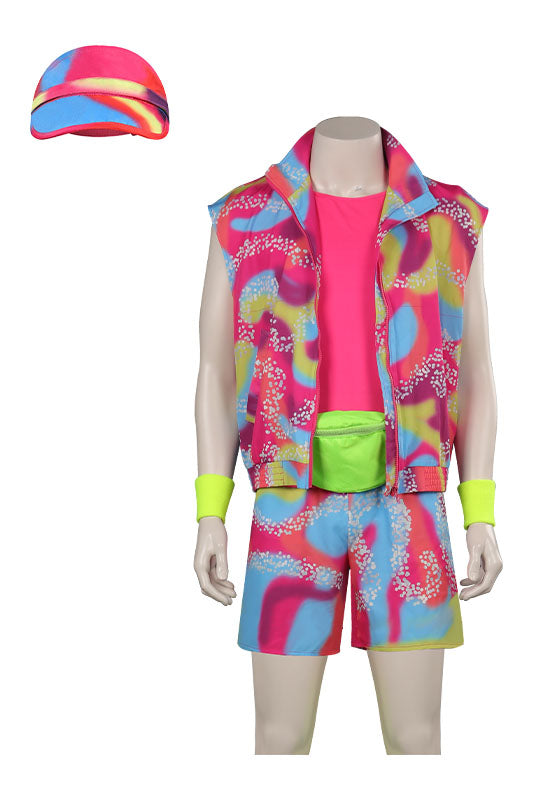 Barbie Ken Tenue Rose Cosplay Costume&nbsp;