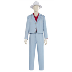 Adulte Die With A Smile Uniforme Bleu Cosplay Costume