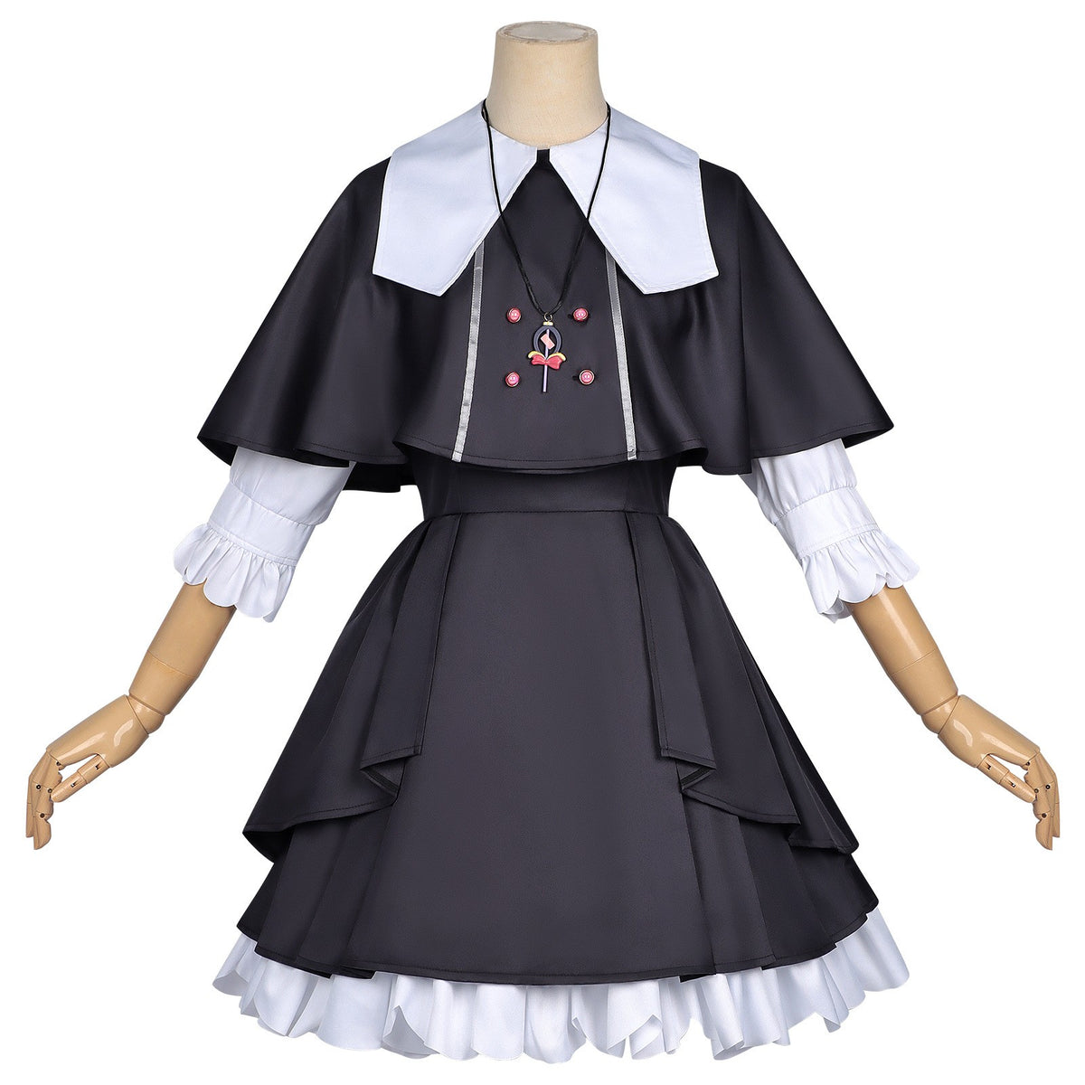 Cosplay Costume Luluka Moria Star Detective Precure!(2026) Anime Cosplay Robe Noire Femme