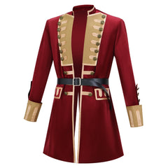 Cosplay Costume Washington Young Washington(2026) Film Cosplay Veste Rouge+Chapeau Homme