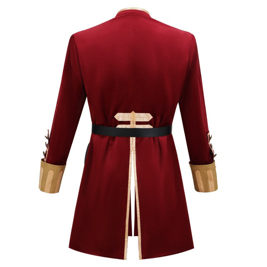Cosplay Costume Washington Young Washington(2026) Film Cosplay Veste Rouge+Chapeau Homme