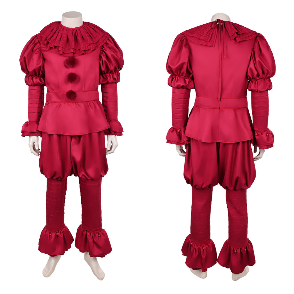Ça: Bienvenue à Derry Pennywise Tenue Rouge Cosplay Costume