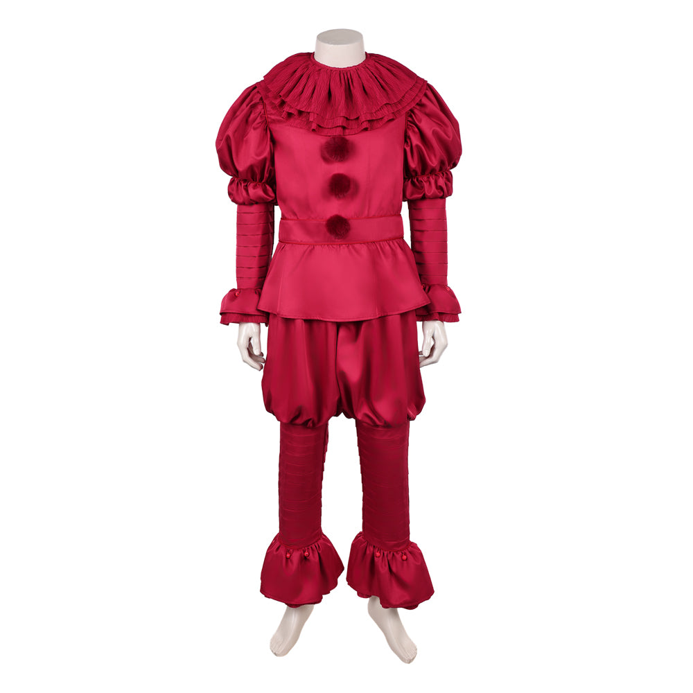 Ça: Bienvenue à Derry Pennywise Tenue Rouge Cosplay Costume