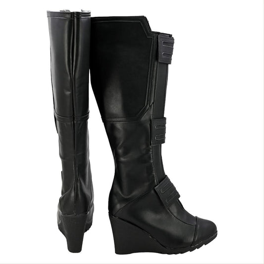 Captain America 3 Civil War Black Widow Veuve Noire Natasha Cosplay Chaussures