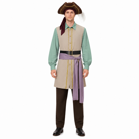 Cosplay Costume Captain Clark Backrooms(2026) Film Cosplay Tenue Beige Homme