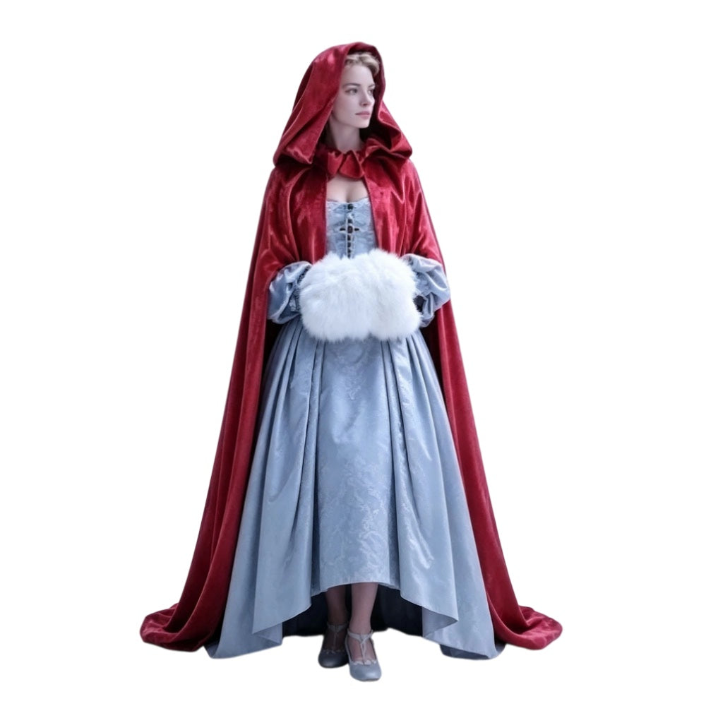 Cosplay Costume Catherine Earnshaw Wuthering Heights(2026) Film Cosplay Robe Rouge Femme
