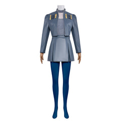 Cosplay Costume Chloe Charming Descendants: Wicked Wonderland(2026) Film Cosplay Tenue Grise Femme