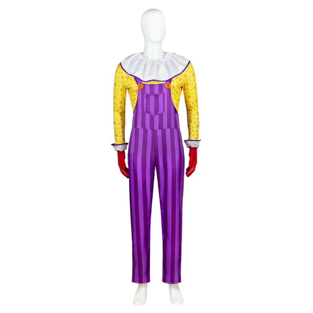 Cosplay Costume Chuckles Film Cosplay Tenue Jaune Homme