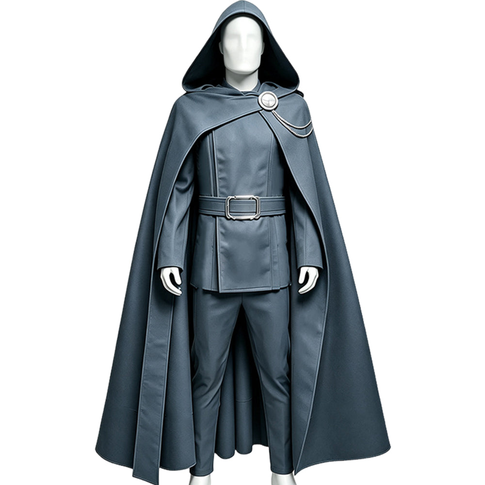 Cosplay Costume Dr.Doom Avengers 5(2026) Film Cosplay Tenue Grise Homme