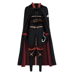 Cosplay Costume Fran Reincarnated as a Sword Anime Cosplay Tenue Noire Femme