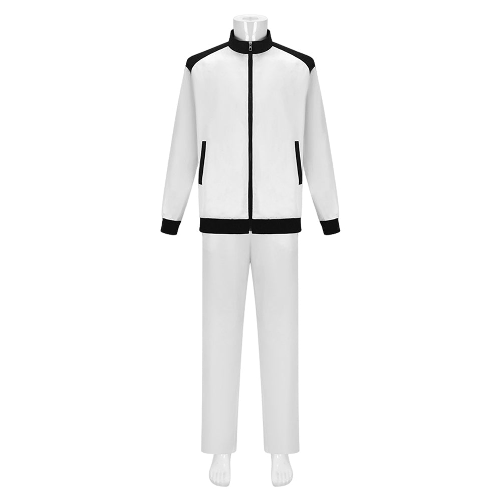 Cosplay Costume Haymitch Abernathy The Hunger Games: Sunrise on the Reaping(2026) Film Cosplay Tenue Blanche Homme