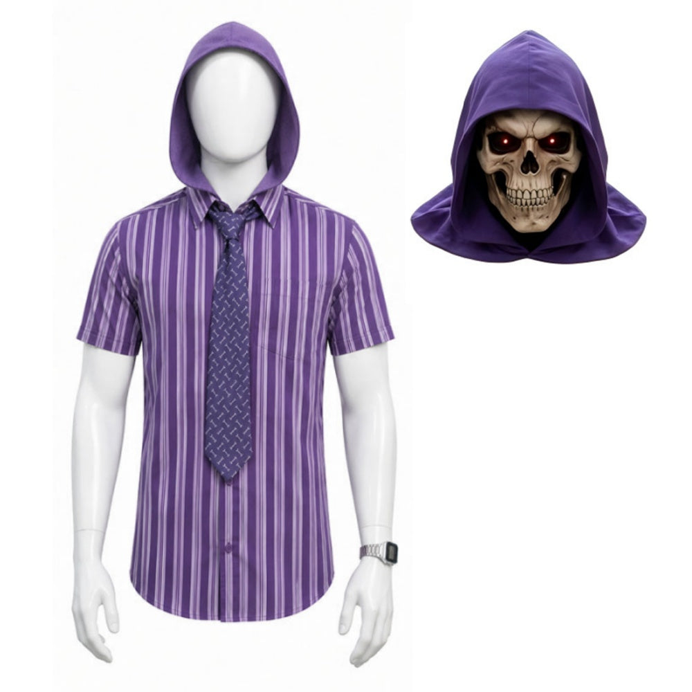 Cosplay Costume He-Man Les Maîtres de l'Univers(2026) Film Cosplay Chemise Violette Homme