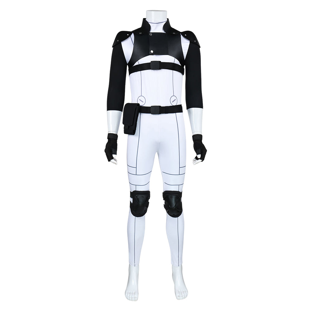 Cosplay Costume Jirou Azuma Black Torch(2026) Anime Cosplay Combinaison Blanche et Noire Homme