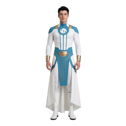 Cosplay Costume Mark Grayson Invincible 4(2026) TV Cosplay Combinaison Bleue Homme