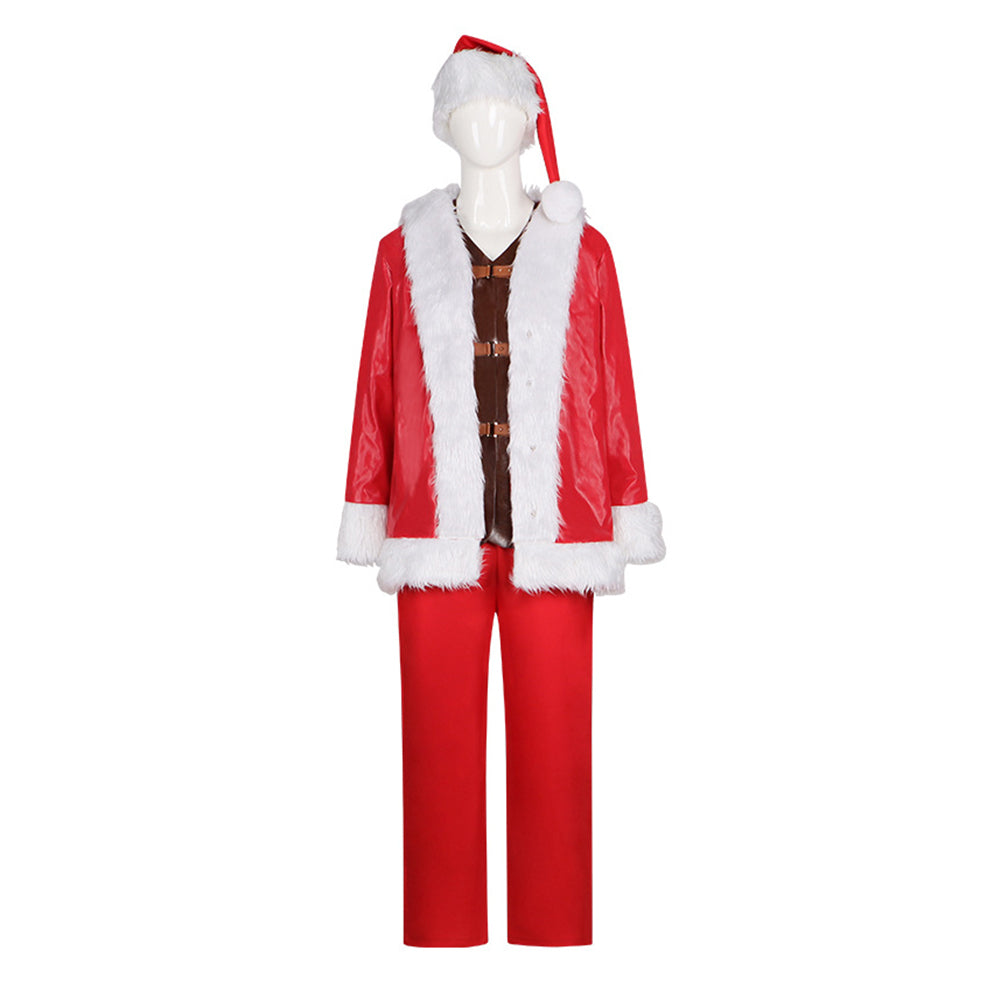 Cosplay Costume Nick Violent Night 2(2026) Film Cosplay Tenue de Père Noël Rouge Homme