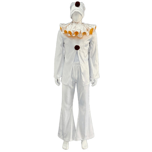 Cosplay Costume Pierrot The Freak Circus(2026) Jeu Cosplay Tenue Blanche