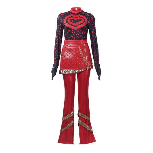 Cosplay Costume Red Descendants: Wicked Wonderland(2026) Film Cosplay Tenue Rouge Femme Ver.3