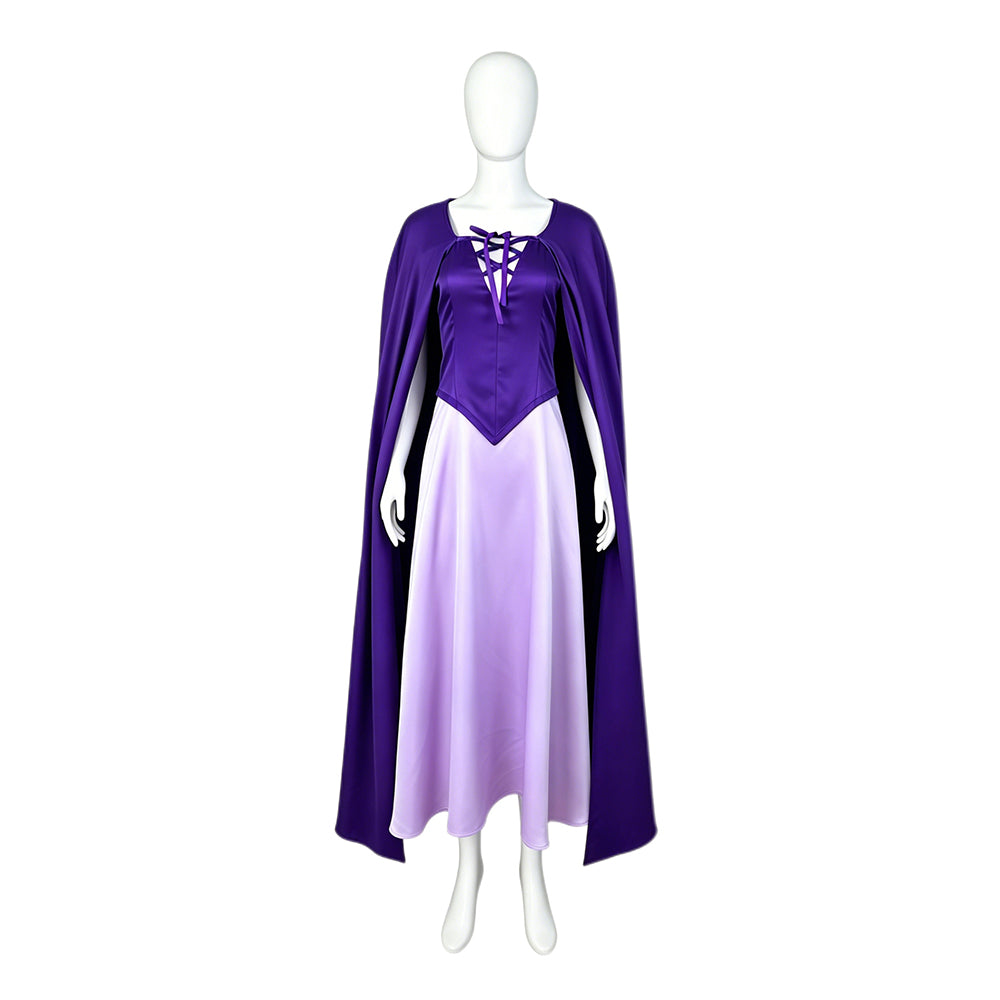Cosplay Costume Ursula La Petite Sirène Film Cosplay Robe Violette Femme