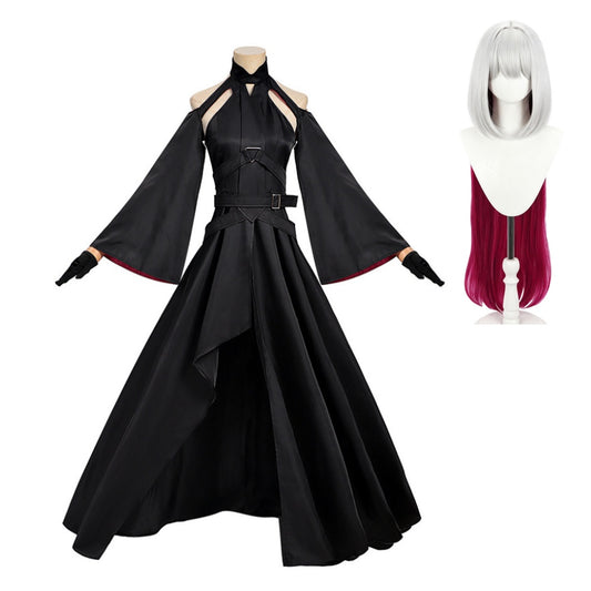 Cosplay Costume Velvet The Ribbon Hero(2026) Anime Cosplay Robe Noire Femme Perruque
