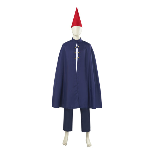 Cosplay Costume Wirt Au-delà du Jardin TV Cosplay Tenue Bleue Homme