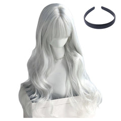 Cosplay Perruque Clea Clair Obscur：Expedition 33 Jeu Perruque Blanche Femme