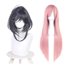 Cosplay Perruque Sapphire The Ribbon Hero(2026) Anime Perruque Noire/Rose Femme