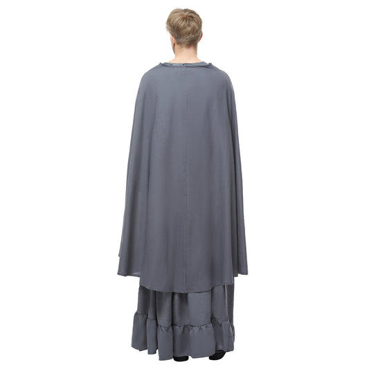 The Lord of the Rings LOTR Gandalf Tenue Grise Cosplay Costume Halloween Carnaval