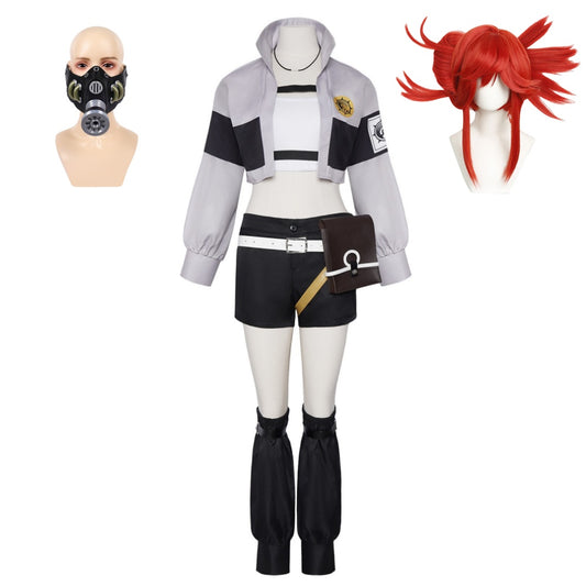 Gachiakuta(2025) Riyo Reaper Cosplay Costume Perruque Masque