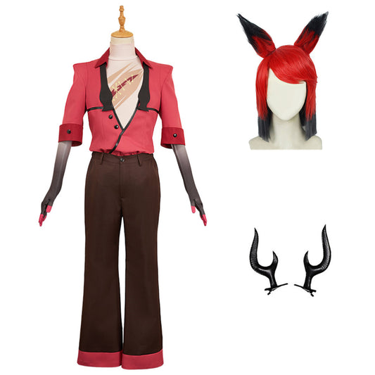 Hazbin Hotel 2(2025) Alastor Tenue Avec Cicatrices Cosplay Costume