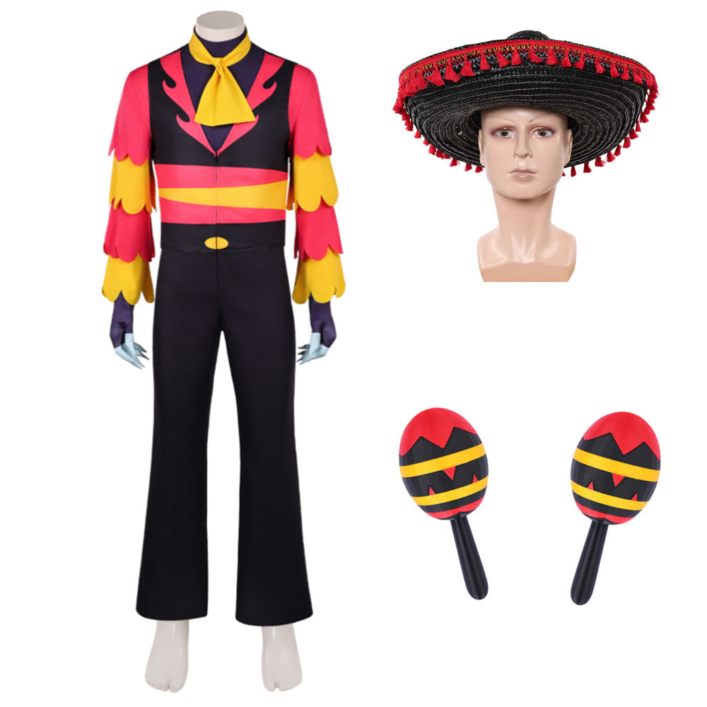 Hazbin Hotel 2(2025) Vox Tenue Noire Cosplay Costume